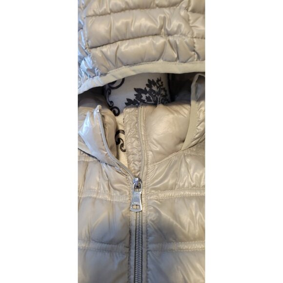 Calvin Klein Packable Lightweight Premium Down Jacket Size Large Grey Quilted * - Picture 3 of 12